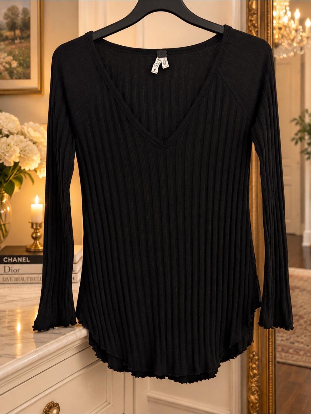 Free People Beach Babe" Hacci Ribbed Tunic from the We The Free line.